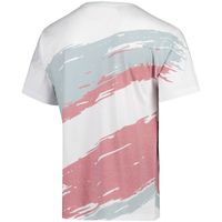 Men's Mitchell & Ness White Texas Southern Tigers Paintbrush Sublimated T-Shirt