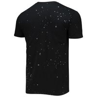 Men's Original Retro Brand Black Texas Southern Tigers Bleach Splatter T-Shirt