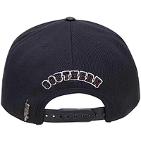 Casquette snapback Texas Southern Tigers Pro Standard noire pour homme avec logo Arch Over