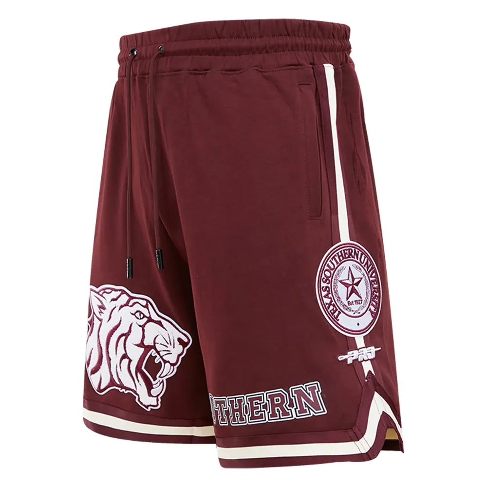 Short classique Pro Standard Texas Southern Tigers University bordeaux pour homme