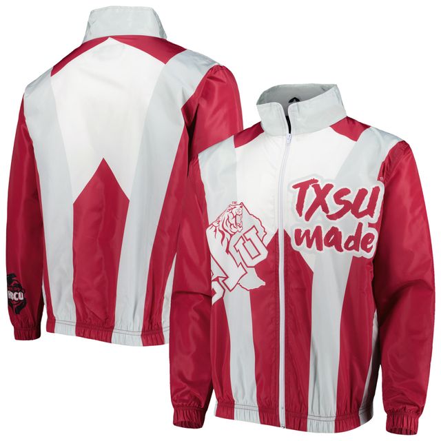 Tones of Melanin Marron Texas Southern Tigers Anorak Full-Zip Jacket