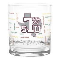 Texas Southern Tigers 14oz. Black History Month Rocks Glass