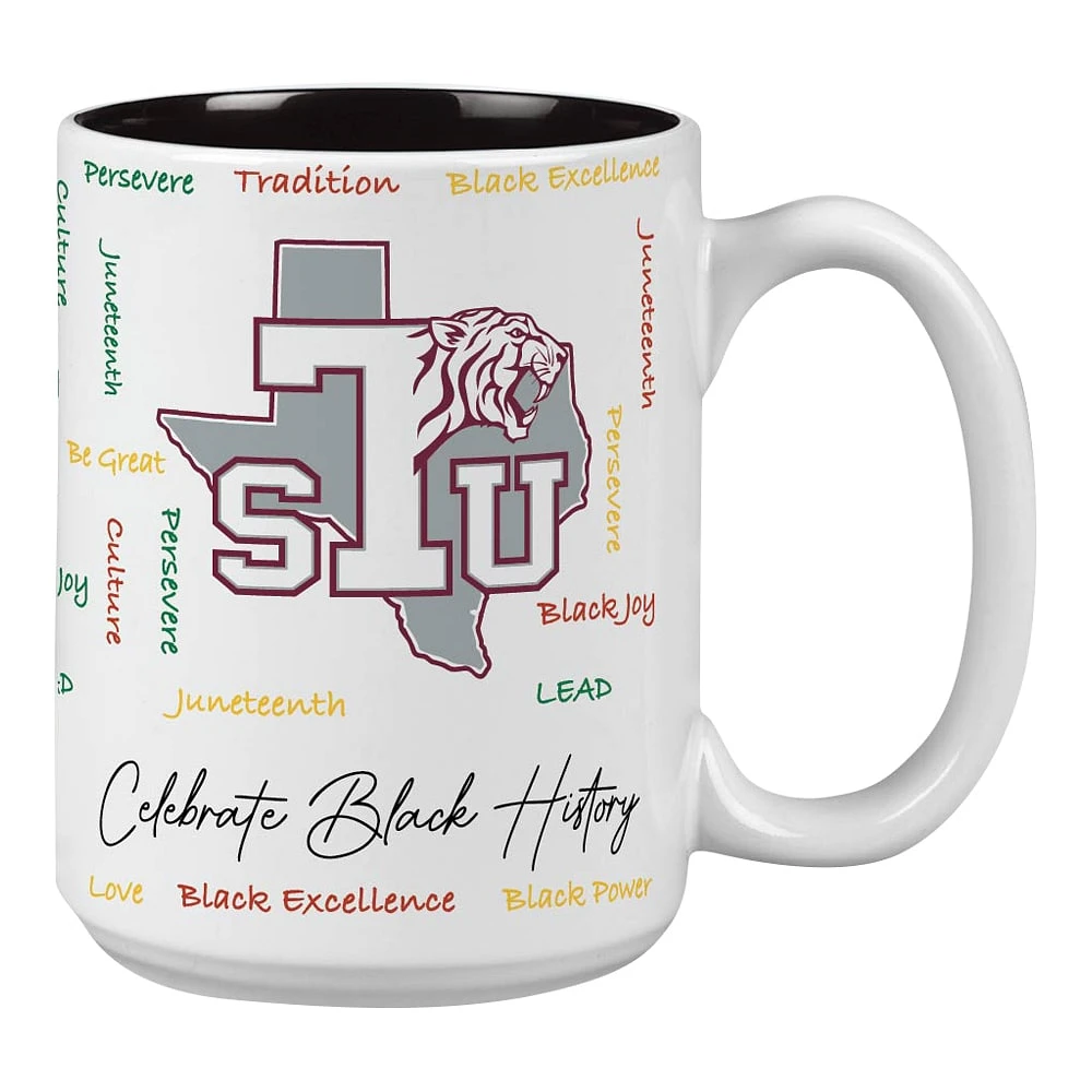 Tigres du sud du Texas 15oz. Tasse du Mois de l’histoire des Noirs