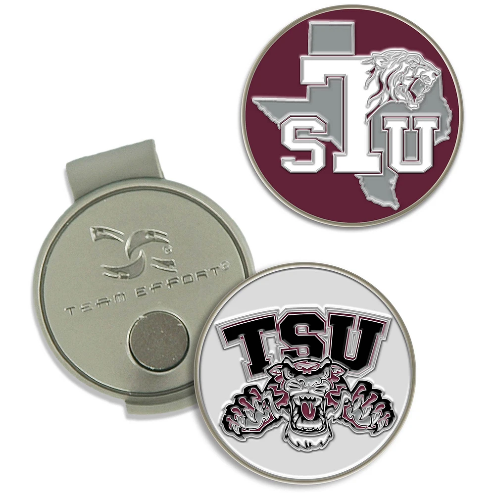 Pince à chapeau WinCraft Texas Southern Tigers avec ensemble de marqueurs de balle