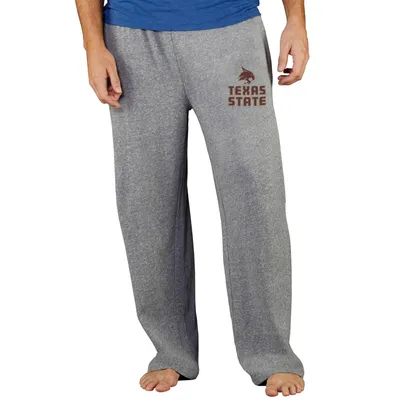 Texas State Bobcats Concepts Sport Mainstream Terry Pants - Gray