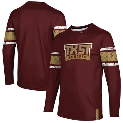 Texas State Bobcats Long Sleeve T-Shirt - Maroon