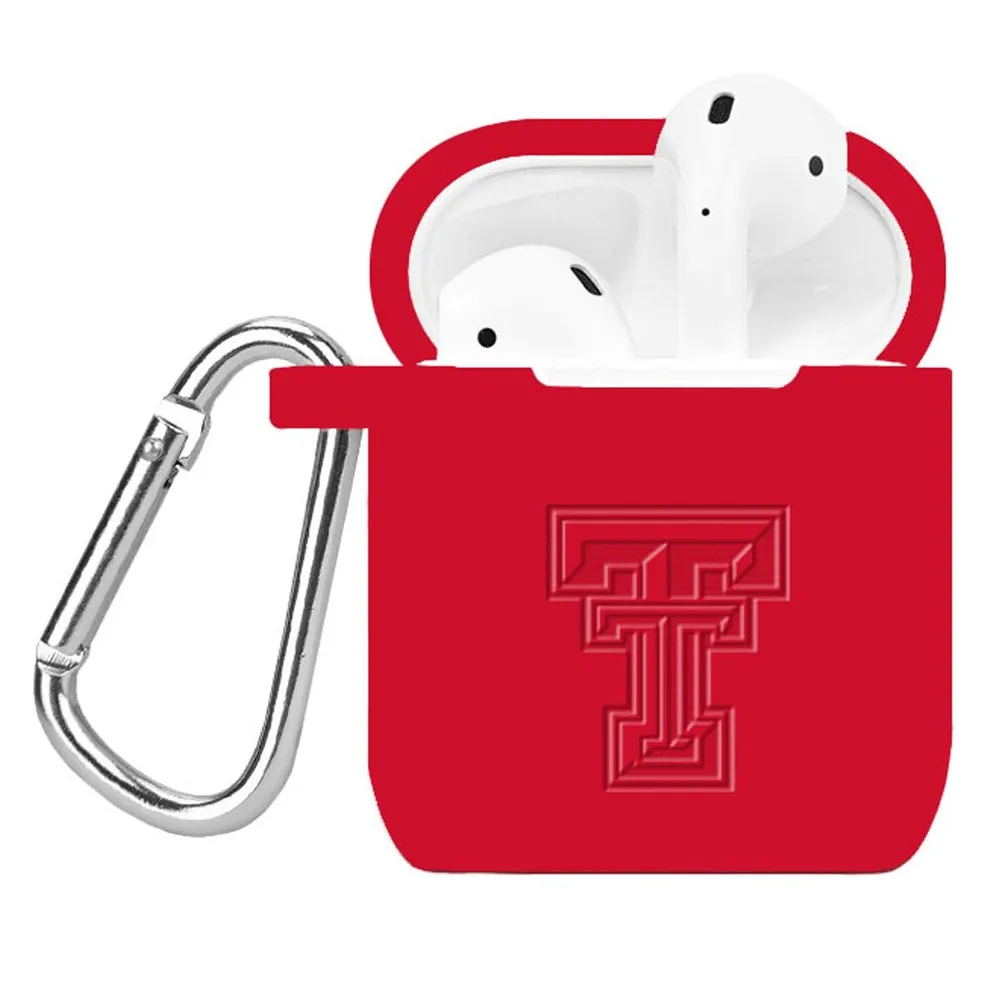 Lids Texas Tech Red Raiders Affinity Bands Debossed Silicone AirPods Case  Cover - Red