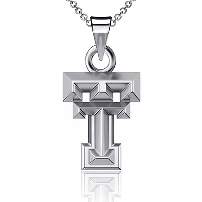 Dayna Designs Texas Tech Red Raiders Silver Small Pendant Necklace