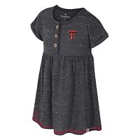 Robe pour tout-petits Colosseum noire Texas Tech Red Raiders Fleet