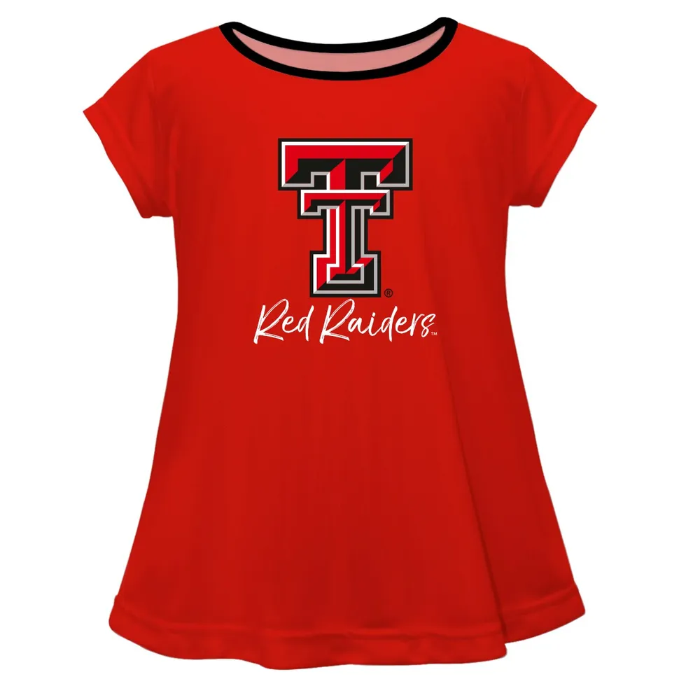 Lids Texas Tech Red Raiders Under Armour Youth Oversized Logo T