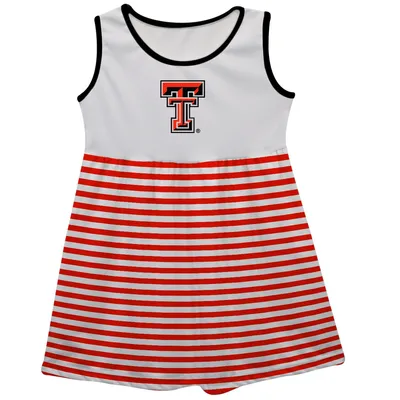 Texas Tech Red Raiders Girls Youth Tank Dress - White