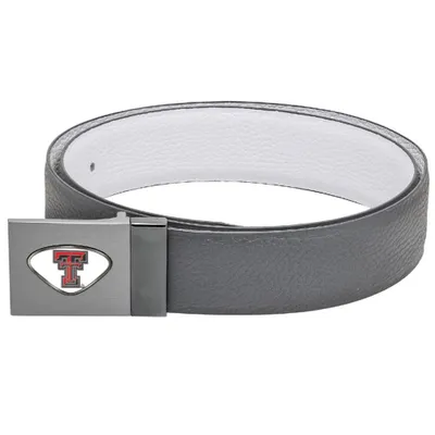 Texas Tech Red Raiders Reversible Leather Belt - Gray