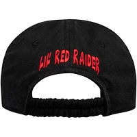 Chapeau ajustable Top of the World pour bébé Texas Tech Red Raiders Mini Me noir