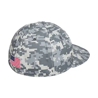 Casquette de baseball ajustée Adidas Camo Texas Tech Red Raiders On-Field pour homme