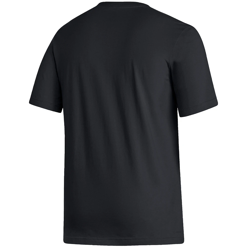 T-shirt adidas noir Texas Tech Red Raiders Softball Fresh pour homme