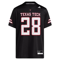 Men's adidas Tahj Brooks Black Texas Tech Red Raiders NIL Football Player Jersey