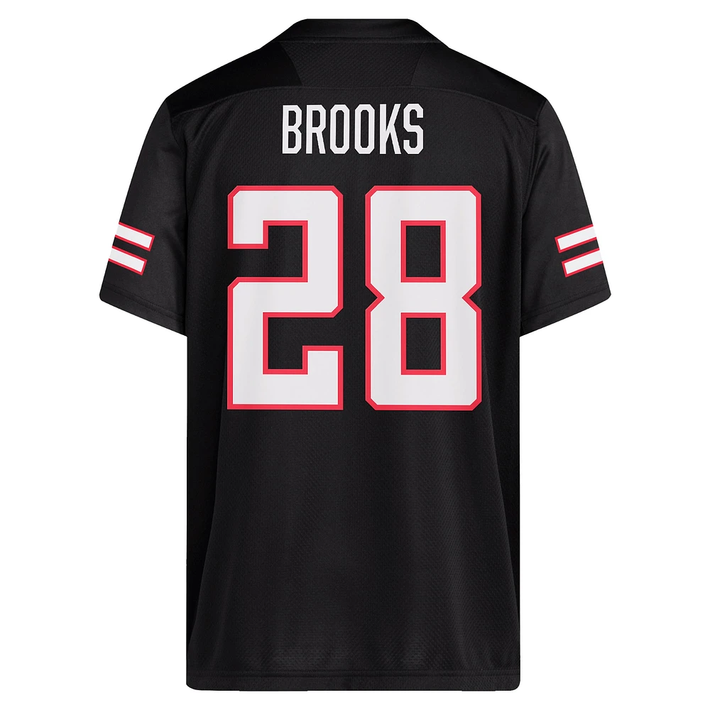 Men's adidas Tahj Brooks Black Texas Tech Red Raiders NIL Football Player Jersey