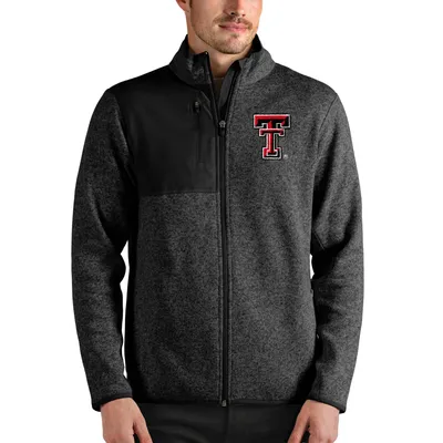 Men's Antigua Black/Red Texas Tech Red Raiders Generation Half