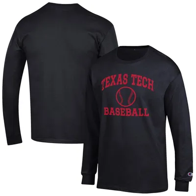 Texas Tech Red Raiders Champion Baseball Icon Long Sleeve T-Shirt