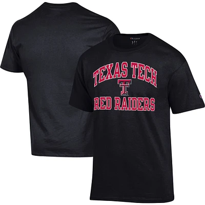 Men's Champion Black Texas Tech Red Raiders High Motor T-Shirt