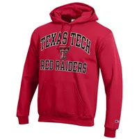 Men's Champion Red Texas Tech Raiders High Motor Pullover Hoodie