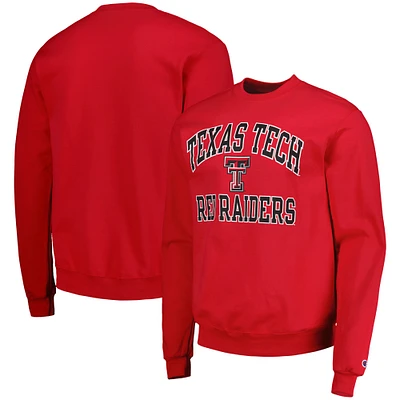 Sweat à capuche Champion Red Texas Tech Raiders High Motor pour homme