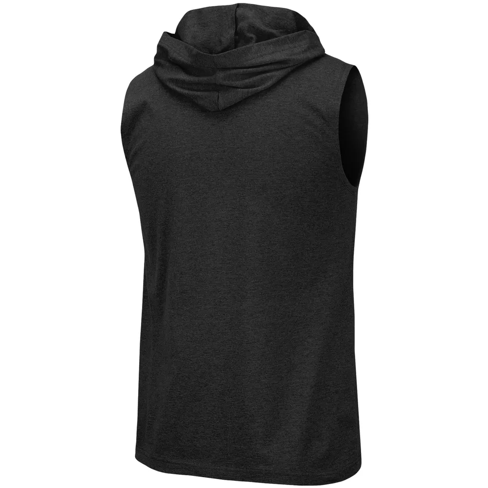 raiders sleeveless hoodie