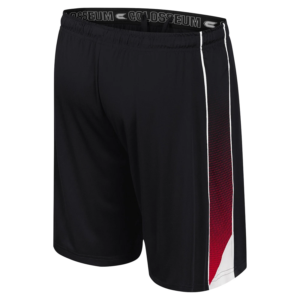 Short en ligne Colosseum noir Texas Tech Red Raiders pour homme
