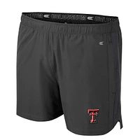 Men's Colosseum Charcoal Texas Tech Red Raiders Langmore Shorts