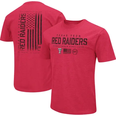 Lids Texas Tech Red Raiders Colosseum OHT Military Appreciation Americana Hoodie  Sleeveless T-Shirt - Heathered Navy