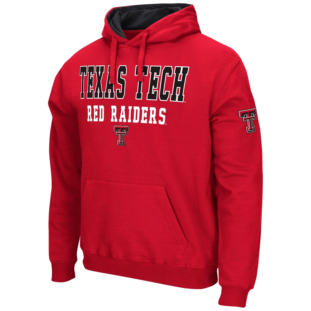 Sweat à capuche Colosseum Red Texas Tech Raiders Sunrise pour homme