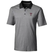 Men's Cutter & Buck White Texas Tech Red Raiders Big & Tall Forge Stretch  Polo