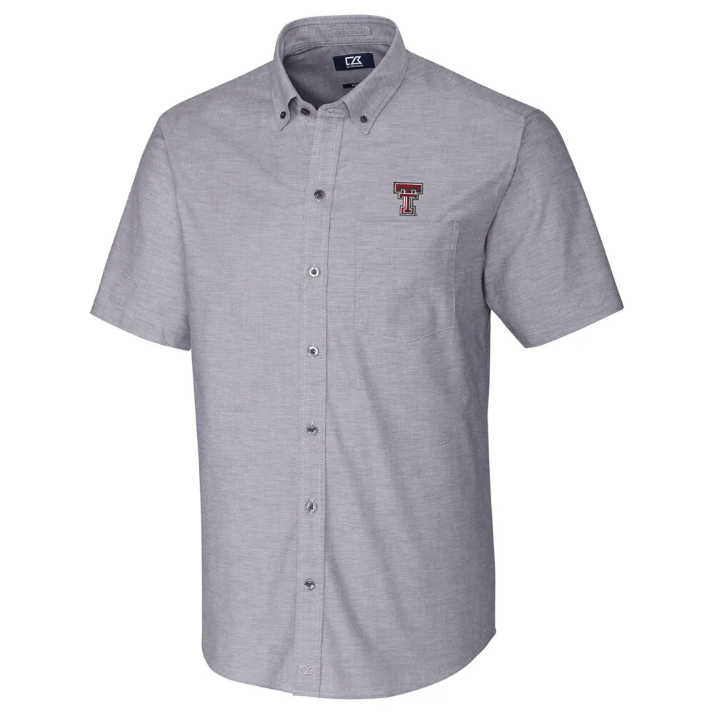 Texas Rangers Cutter & Buck Prospect Textured Stretch Polo - White