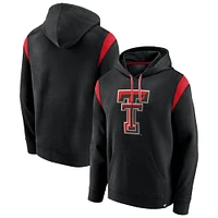 Men's Fanatics Black Texas Tech Red Raiders Gym Rat Pullover Hoodie