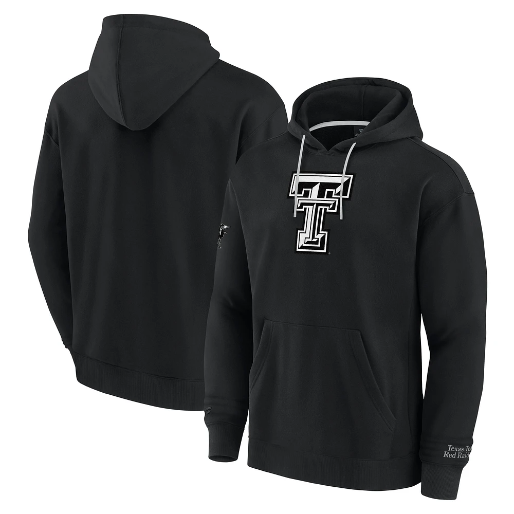 Sweat à capuche noir Texas Tech Red Raiders Pace pour hommes Fanatics