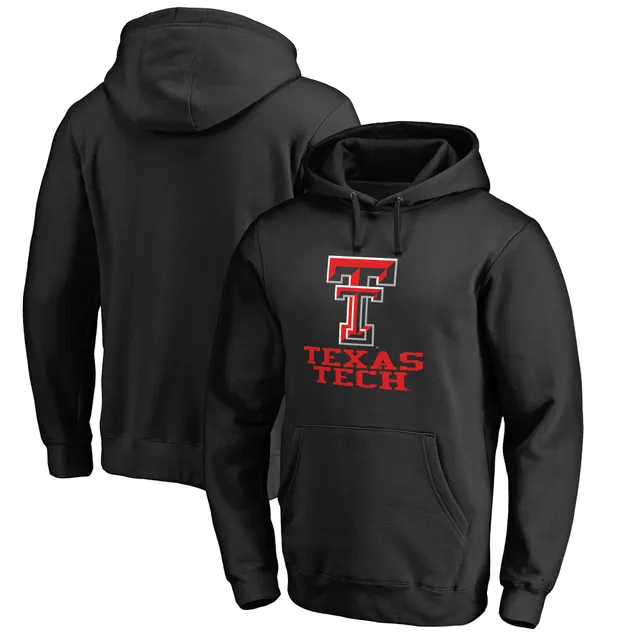 Fanatics Branded Red Texas Tech Red Raiders Outline Lower Arch Hoodie T-Shirt