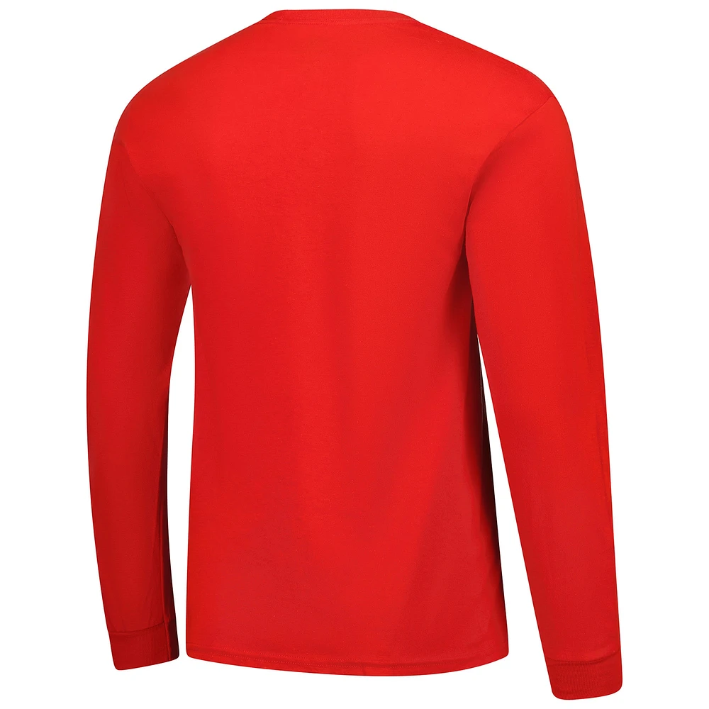 Men's Fanatics Red Texas Tech Raiders Core Long Sleeve T-Shirt