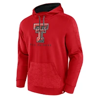 Men's Fanatics Red Texas Tech Raiders Defender Pullover Hoodie