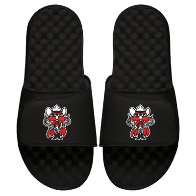 Texas Tech Red Raiders ISlide Mascot Slide Sandals - Black