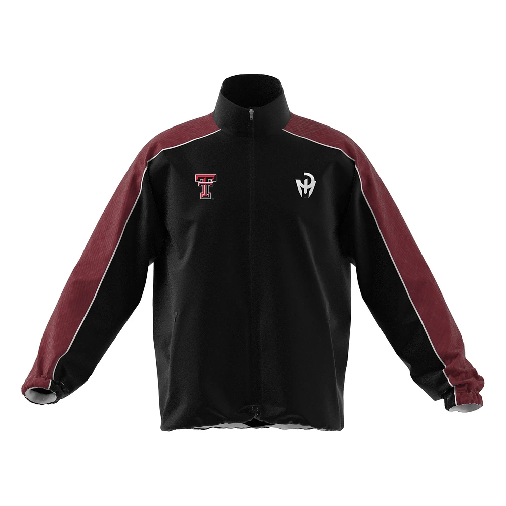 Veste de survêtement entièrement zippée Mahomes pour homme Texas Tech Red Raiders noire