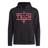 Men's Mahomes Black Texas Tech Red Raiders  Strategy Game Fleece Pullover Hoodie