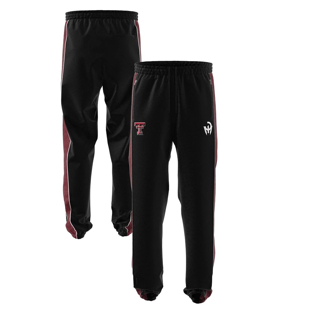 Pantalon de survêtement Mahomes pour homme, noir, Texas Tech, Red Raiders