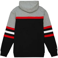 Men's Mitchell & Ness Black Texas Tech Red Raiders Head Coach Pullover Hoodie