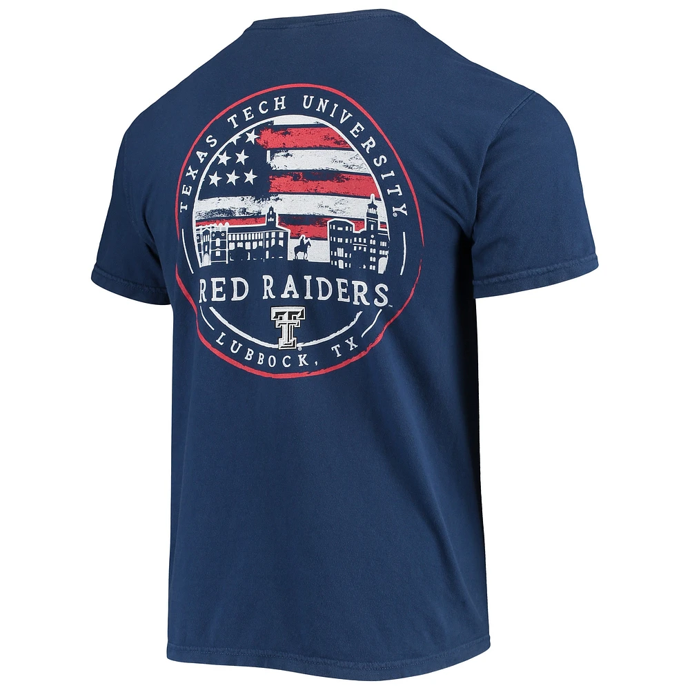 Men's Navy Texas Tech Red Raiders Campus Americana T-Shirt