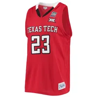 Men's Original Retro Brand Jarrett Culver Red Texas Tech Raiders Alumni Commemorative Replica Basketball Jersey