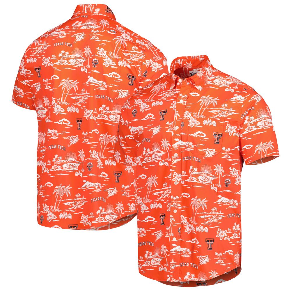 Men's Reyn Spooner Orange Texas Tech Red Raiders Classic Button-Down Shirt