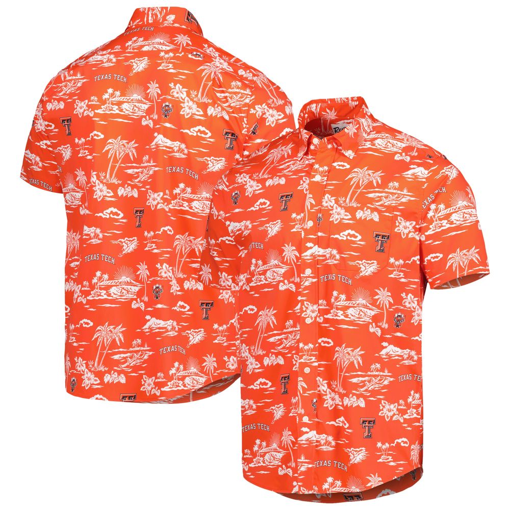 Men's Reyn Spooner Orange Texas Tech Red Raiders Classic Button-Down Shirt