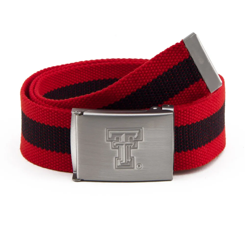 Ceinture en tissu Texas Tech Red Raiders pour homme