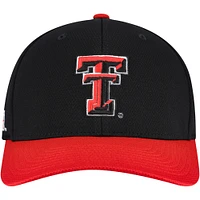 Men's Top of the World Black/Red Texas Tech Red Raiders Reflex Two-Tone Flex Hat