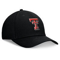 Men's Top of the World Black Texas Tech Red Raiders Spacer Flex Hat